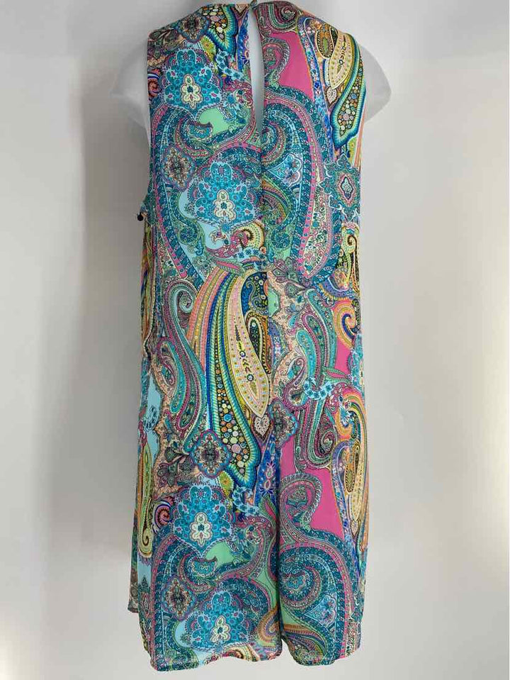 Size 12 TOMMY HILFIGER Blue Print Dress