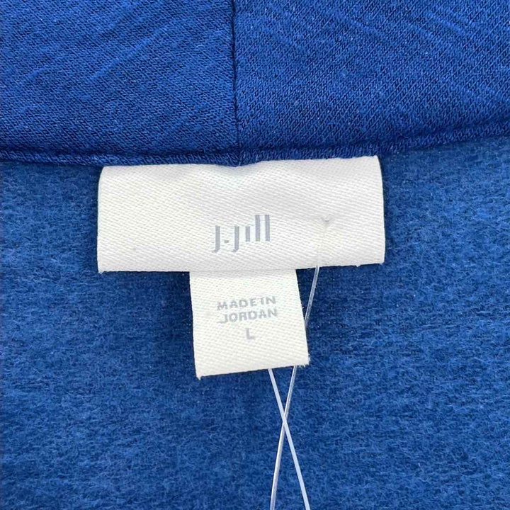 Size L J JILL Royal Blue Knit Shirt