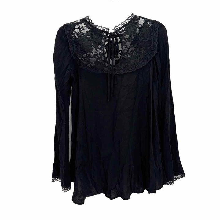 Size XS Black Lace Shirt