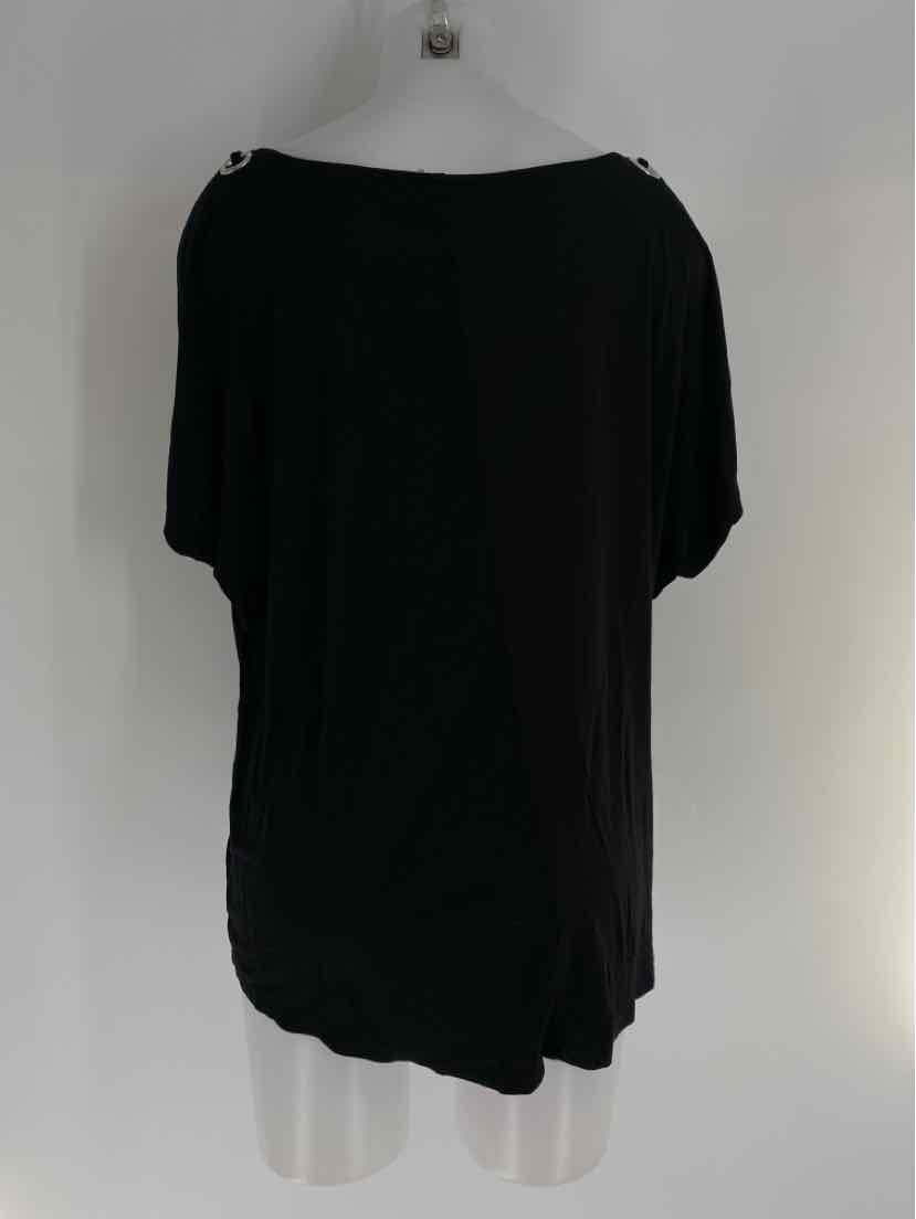 Size 1X CABLE & GAUGE Black Shirt