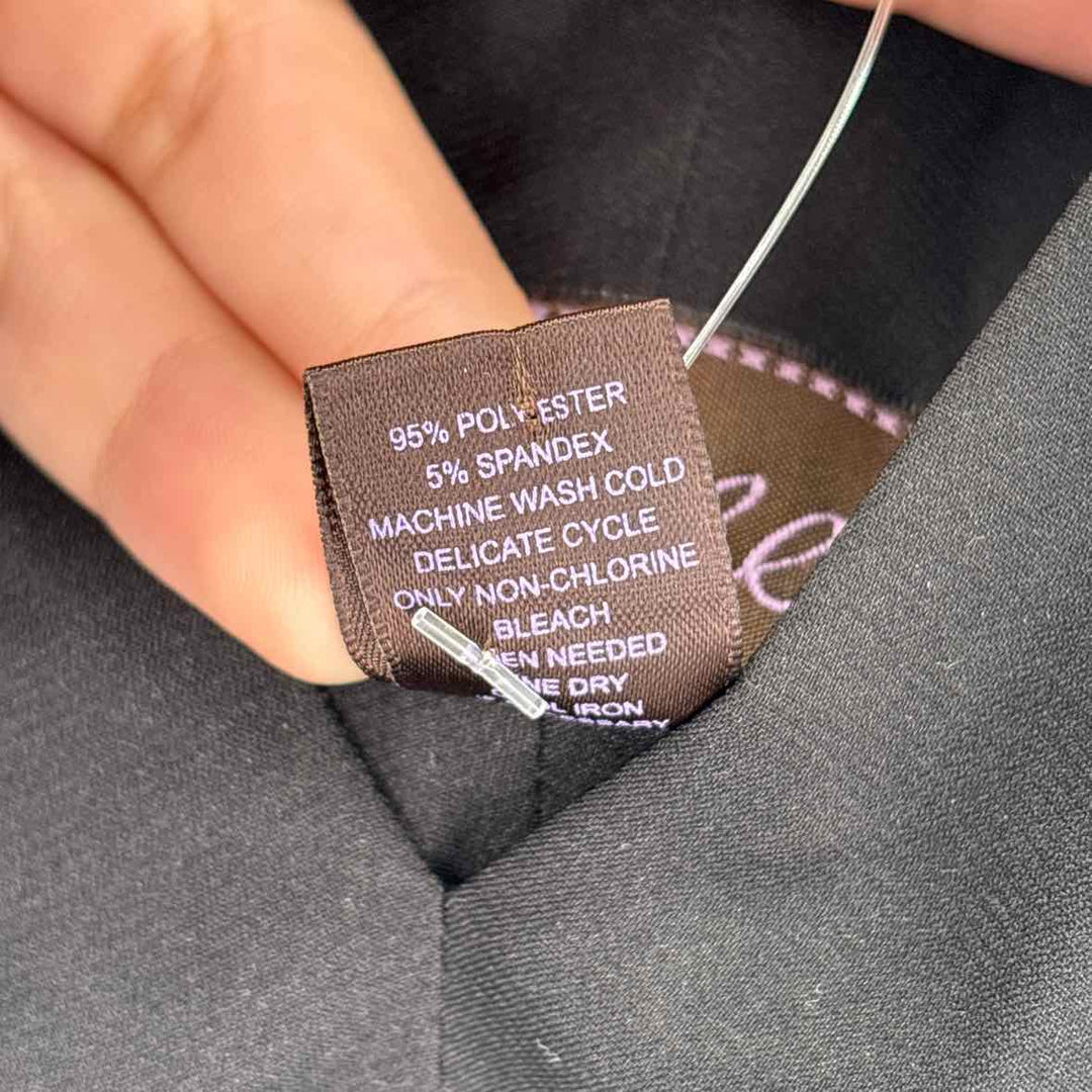 Size 14 Black Print Dress