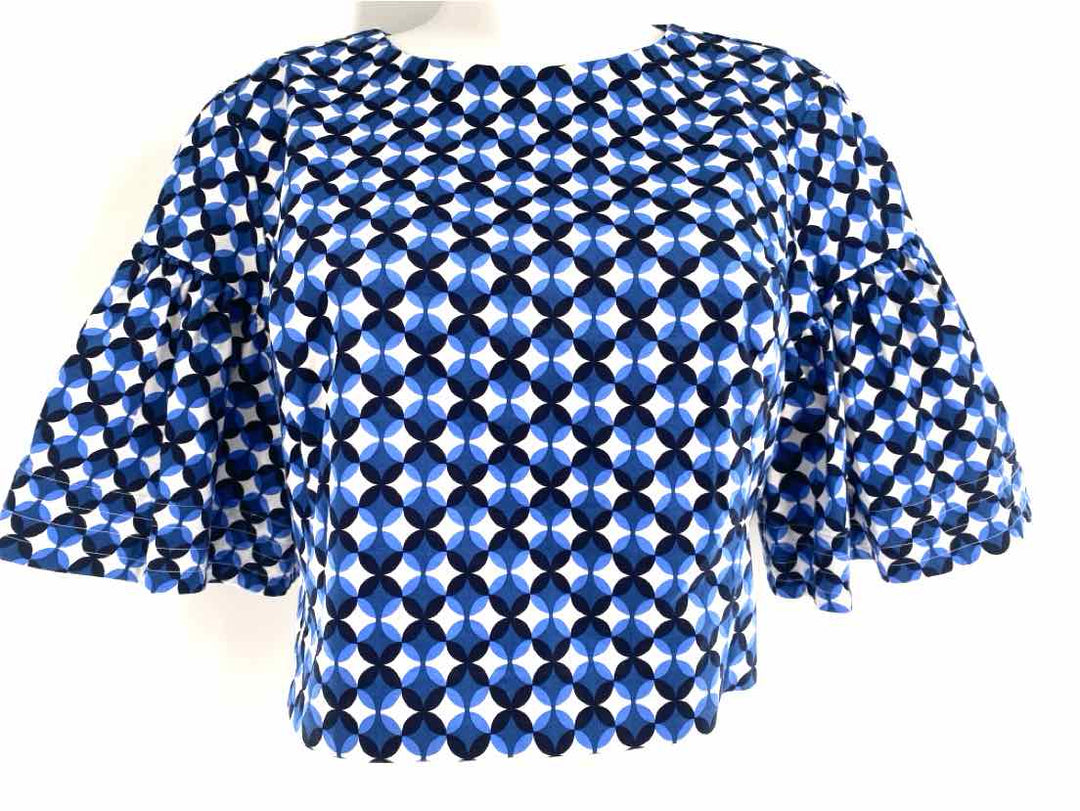 Size 14 Kate Spade Blue Print Shirt