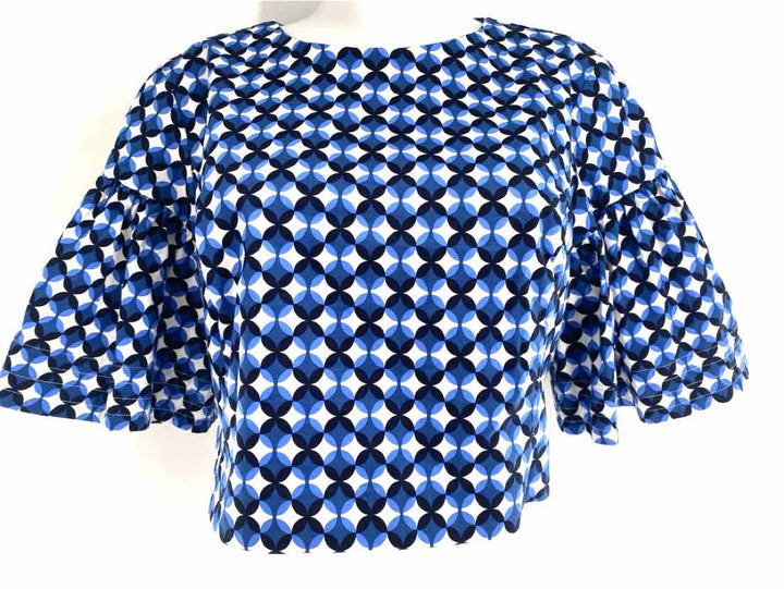 Size 14 Kate Spade Blue Print Shirt