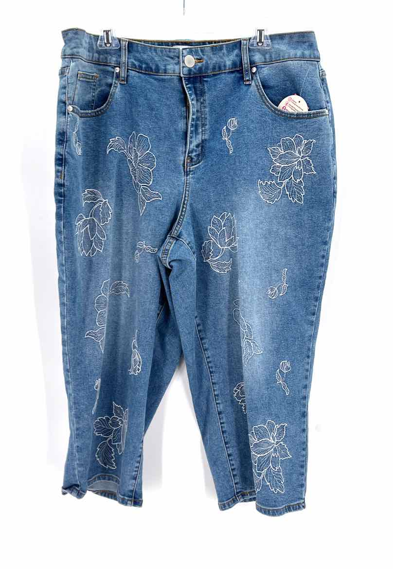 Size 18 LANE BRYANT Blue Denim Jeans
