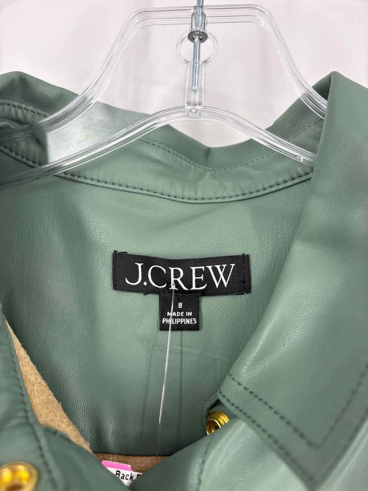 Size 8 J Crew Green Dress