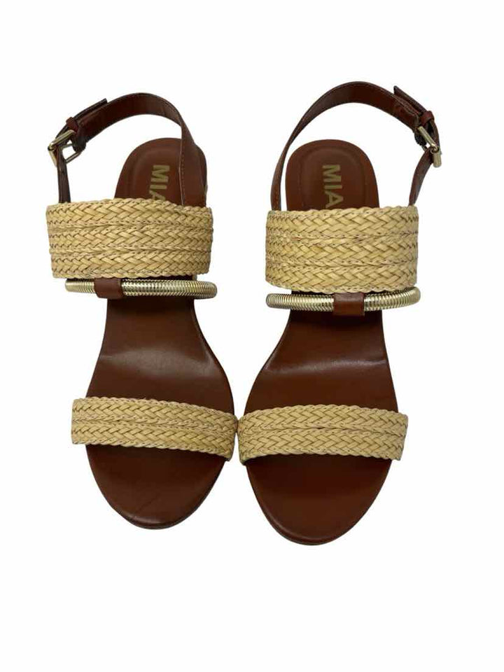 Shoe Size 10 MIA Tan Sandals