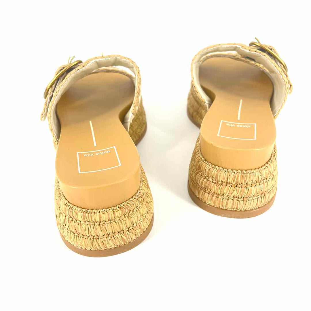 Shoe Size 7 Dolce Vita Tan Straw Sandals