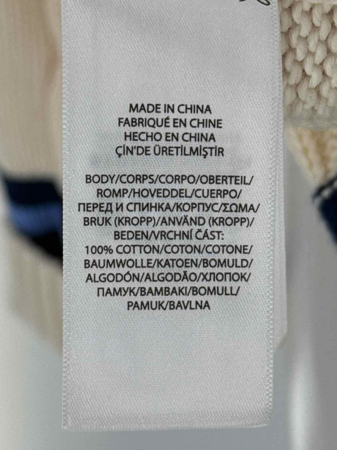 Size XL POLO Cream Sweater