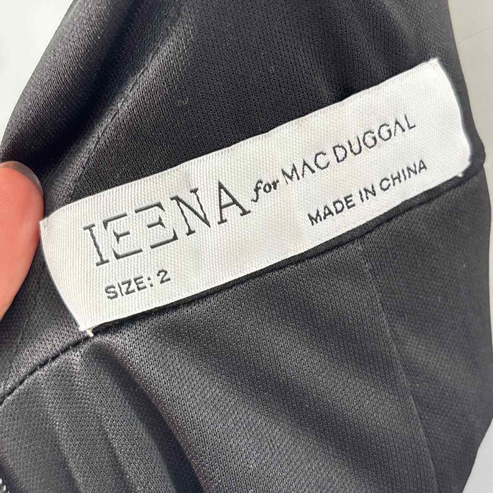 Size 2 MAC DUGGAL Black Dress