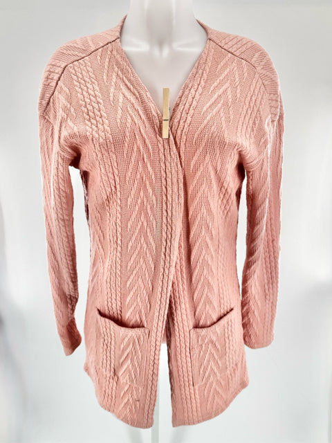 Size M Pink Knit Cardigan