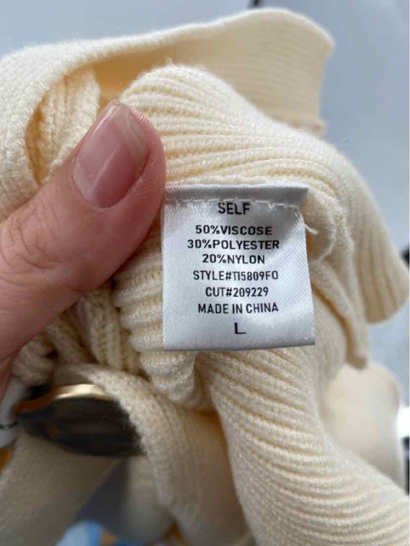 Size L Cream Cardigan