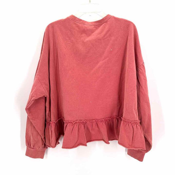 Size L PEACH LOVE Peach Shirt
