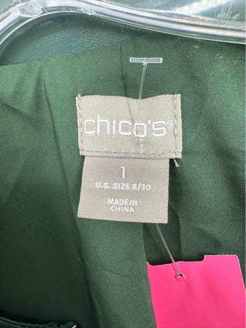 Size 8/10 Chico's Green Jacket