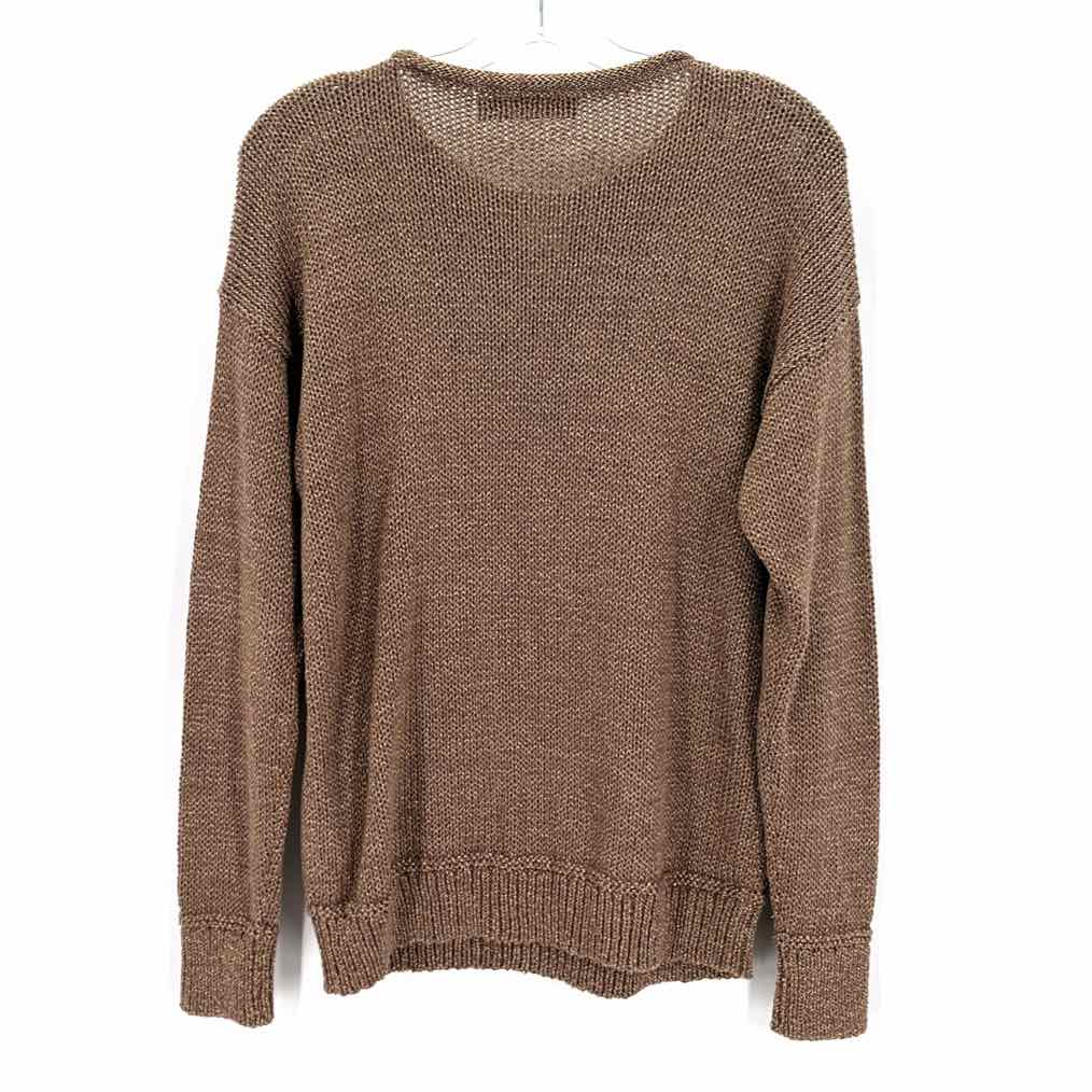 Size L RALPH LAUREN Brown Sweater