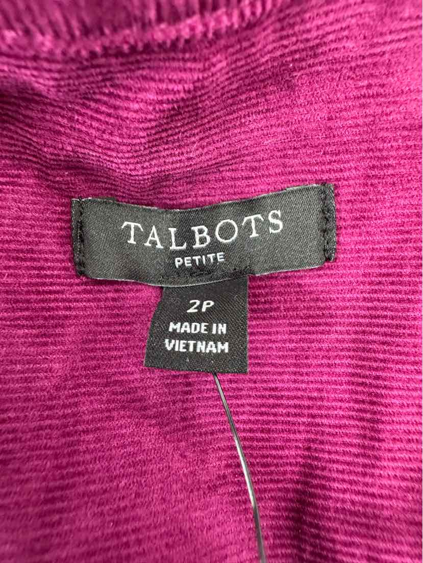 Size 2 Talbots Purple Shirt