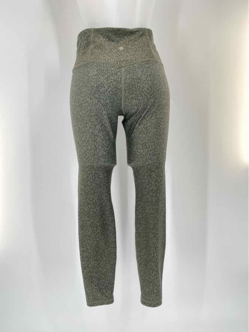 Size M Athleta Green Print Pants