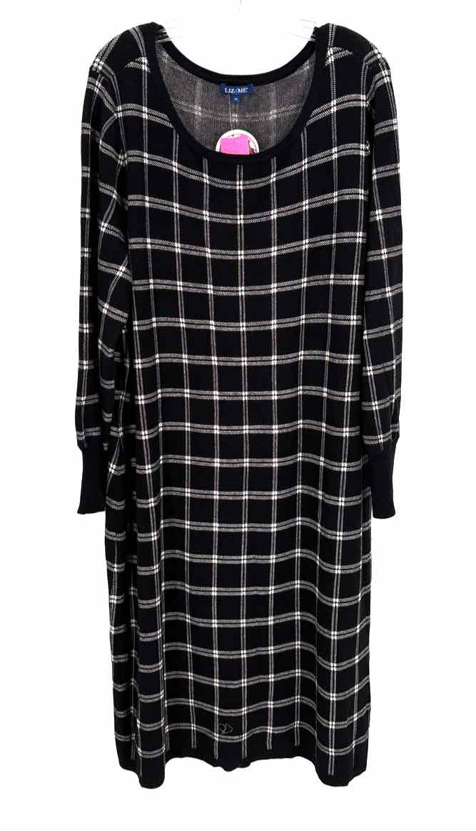 Size 2X Black Knit Dress