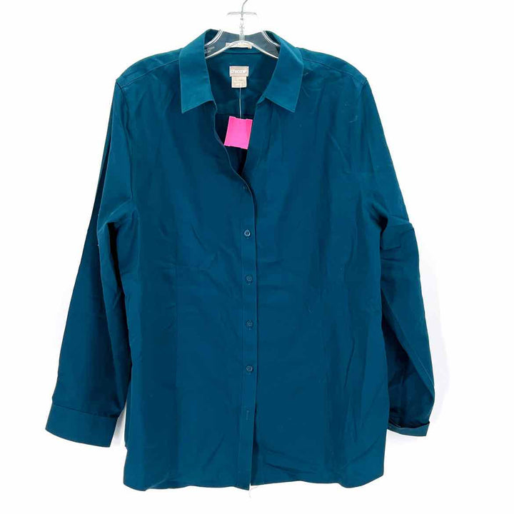 Size XL Chico's Teal Shirt
