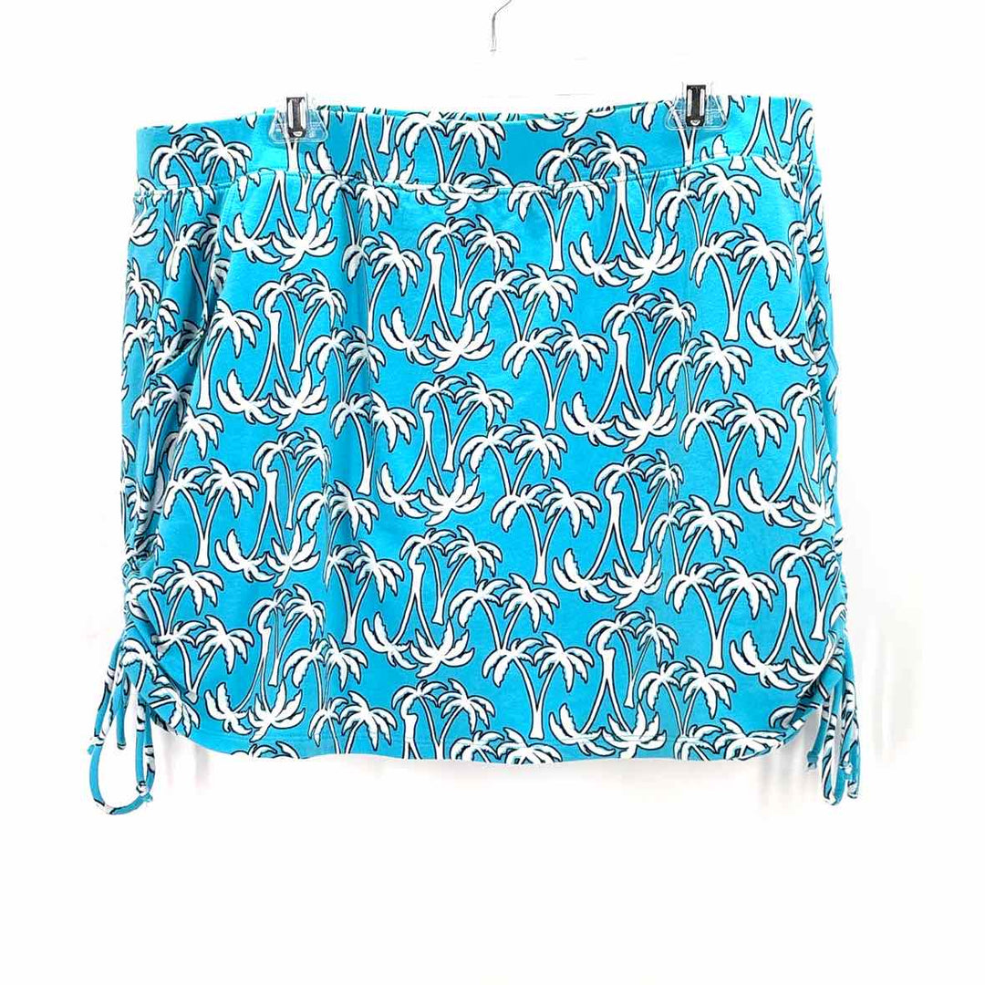 Size XL CROWN & IVY Blue Skirt