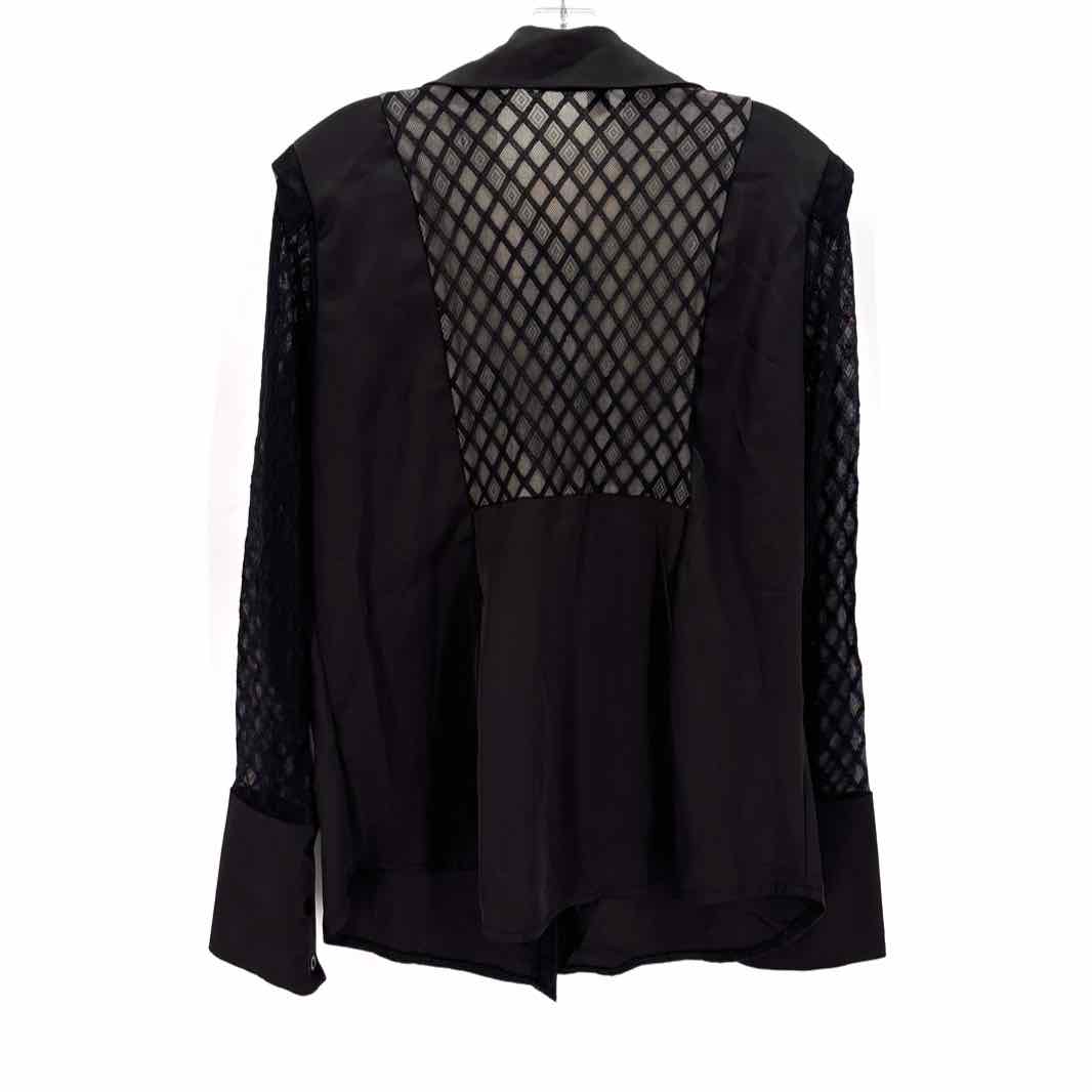 Size L Black Lace Shirt