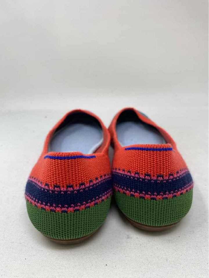 Shoe Size 10 ROTHY'S Multi-Color Knit Flats