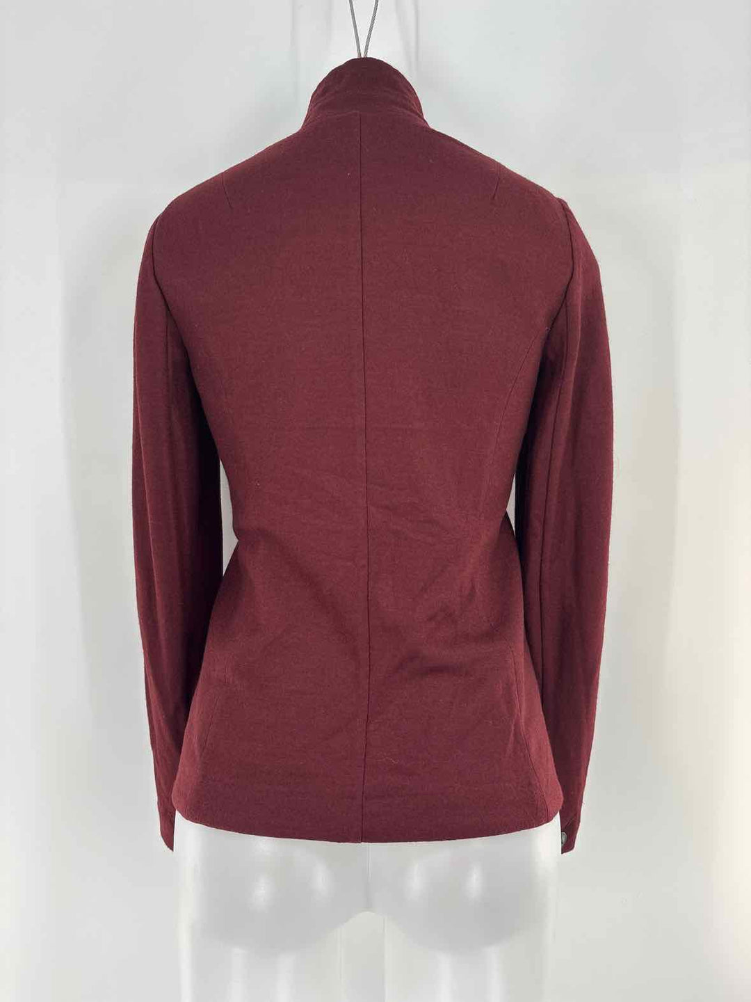 Size 4 RAG & BONE Burgundy Wool Blazer