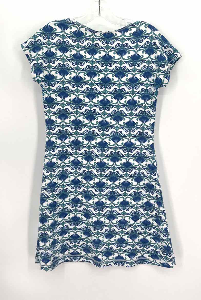 Size S Blue Print Dress