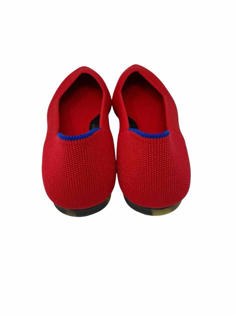 Shoe Size 9 ROTHY'S Red Knit Flats