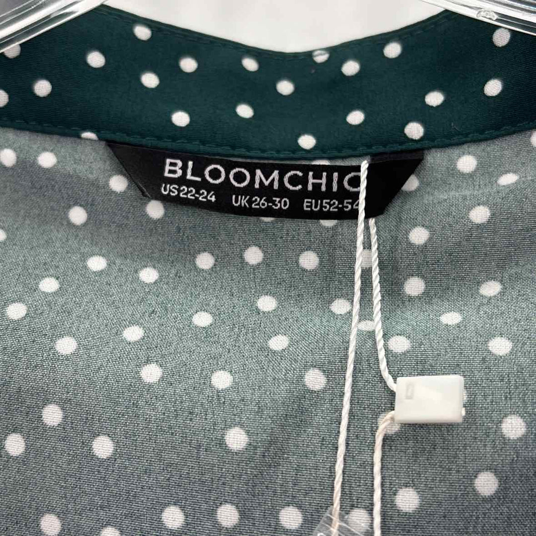 Size 22 Green Print Shirt