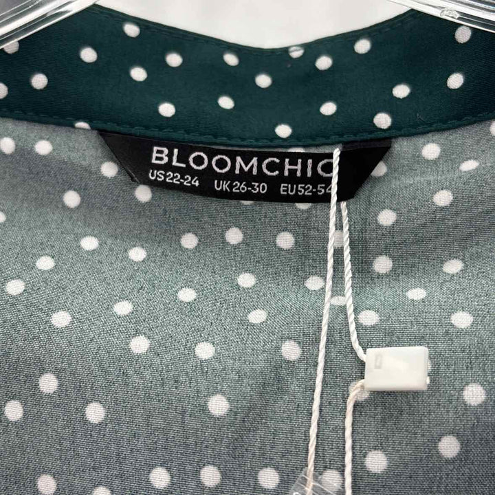 Size 22 Green Print Shirt
