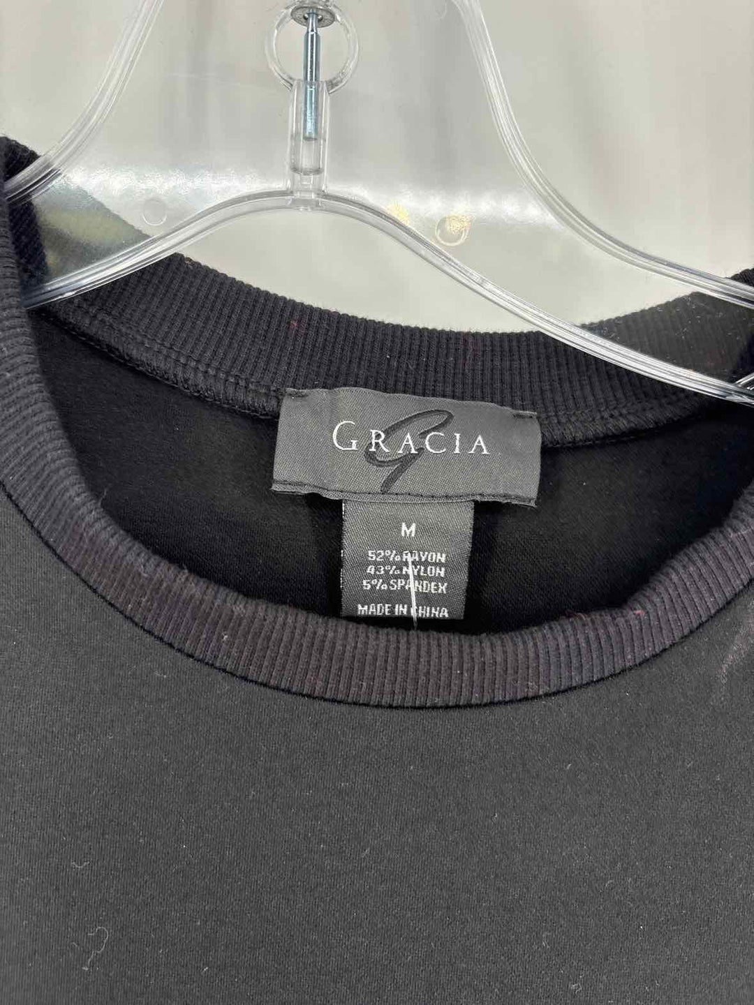 Size M GRACIA Black Shirt