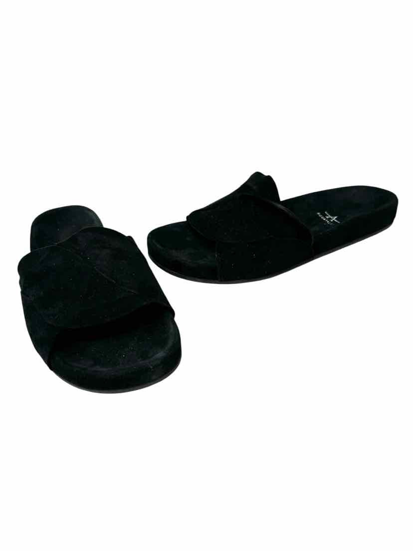 Shoe Size 11 Stuart Weitzman Black Suede Sandals