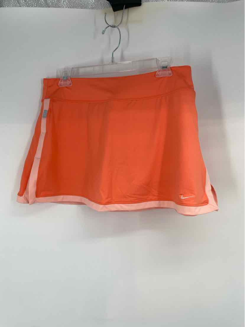 Size L Nike Orange Skirt