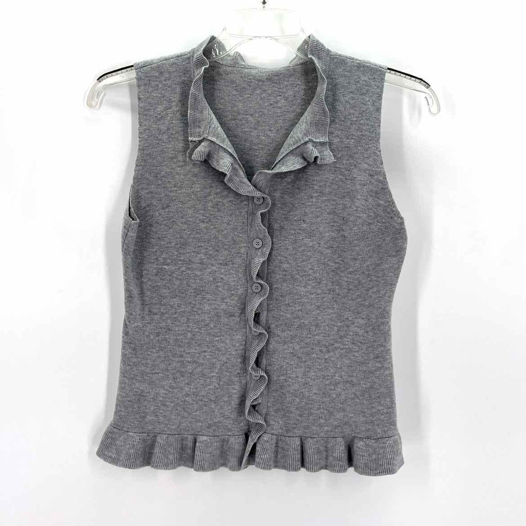 Size M Gray Polyester Sweater