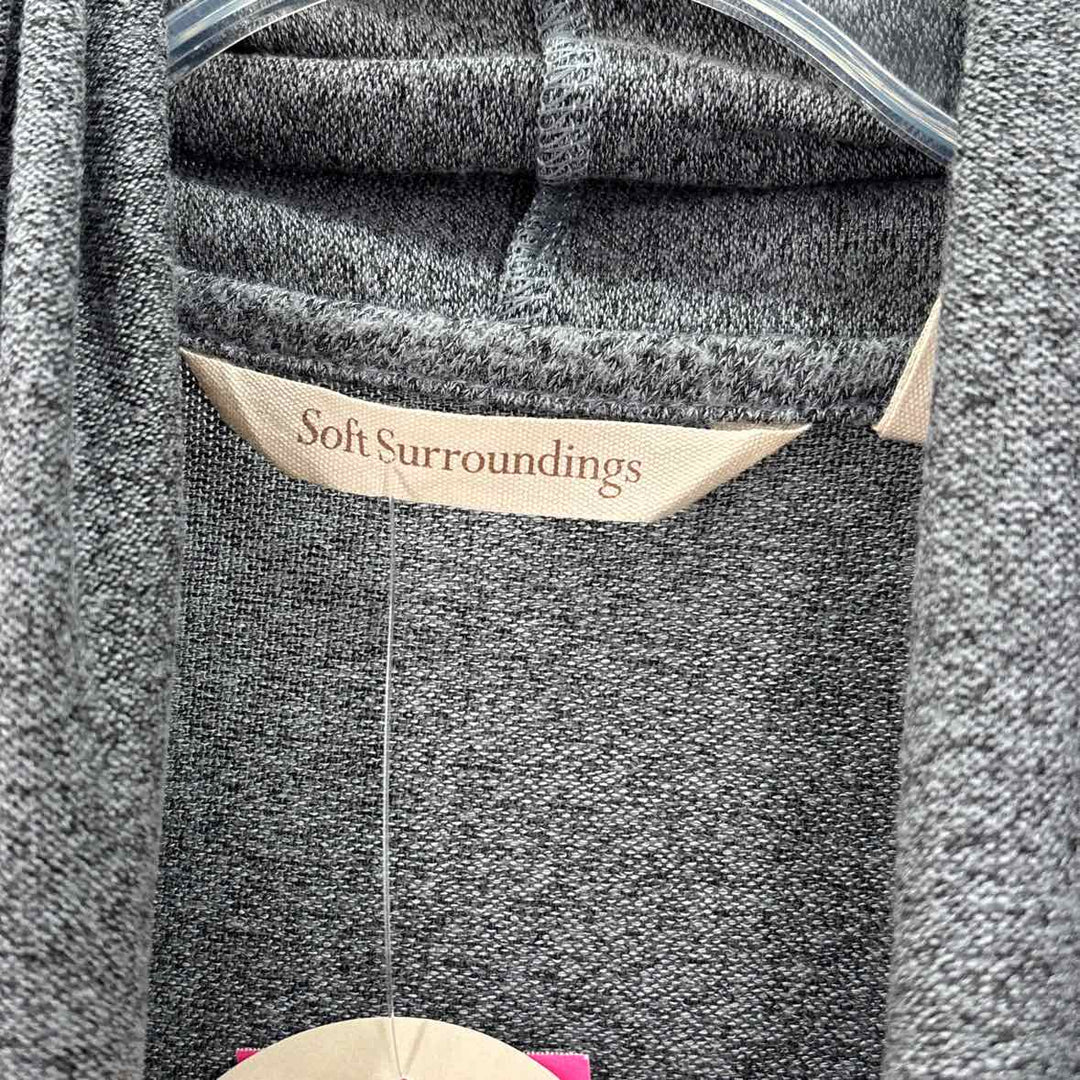 Size S SOFT SURROUNDINGS Gray Knit Cardigan