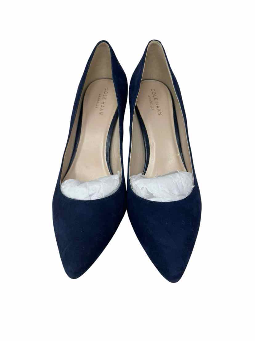 Shoe Size 7 Cole Haan Blue Suede Pumps