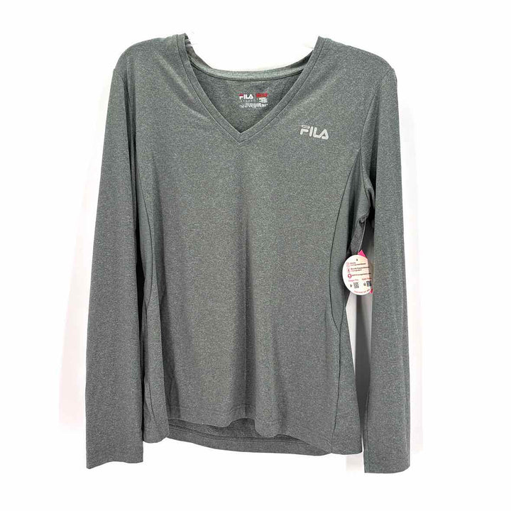 Size L FILA Gray Mesh Shirt