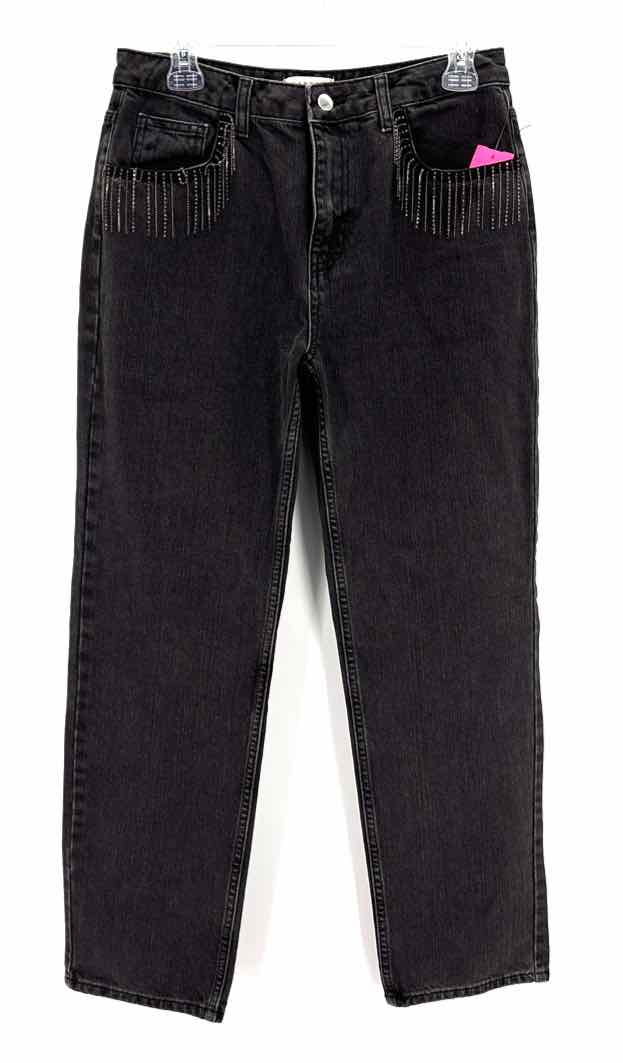 Size 29 Black Denim Rhinestone Jeans