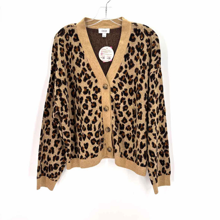Size L CECE Tan Sweater