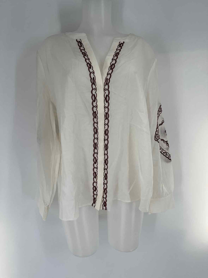 Size 16 Chico's Cream Shirt