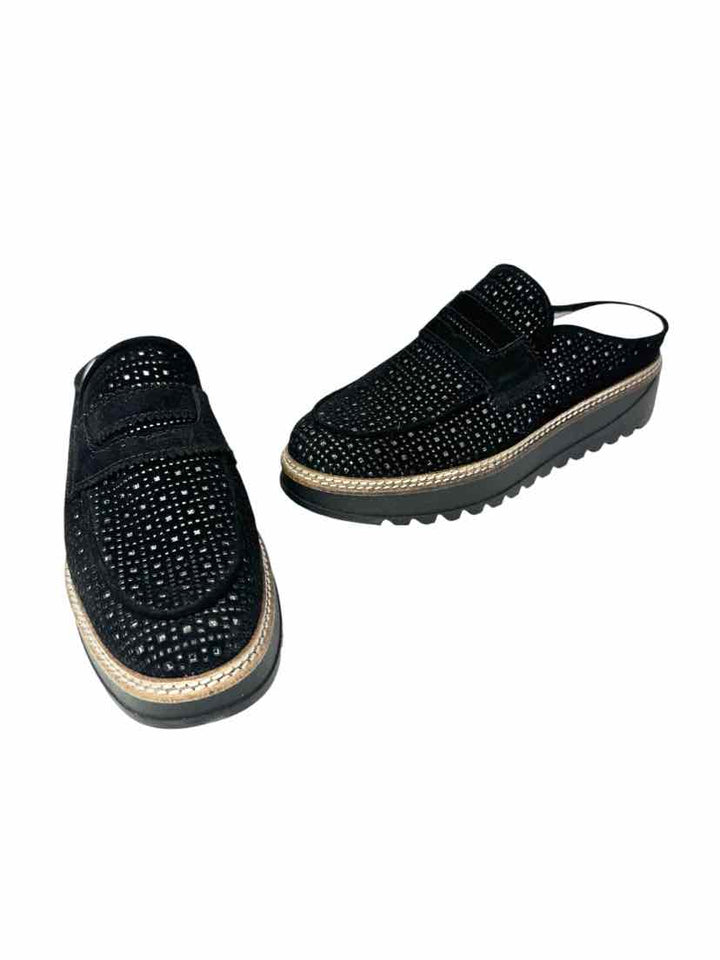 Shoe Size 7 Black Mules