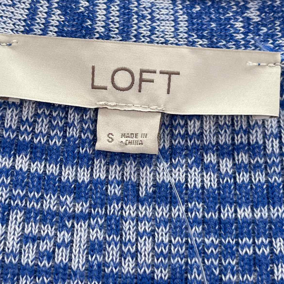 Size S LOFT Blue Print Sweater