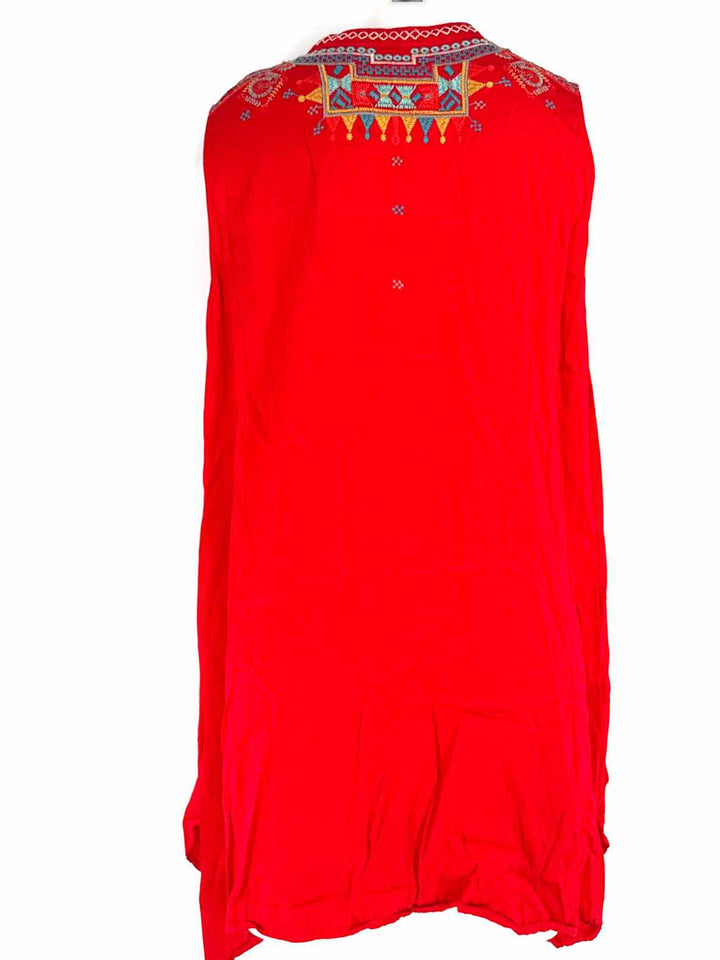 Size M Johnny Was Red Shirt