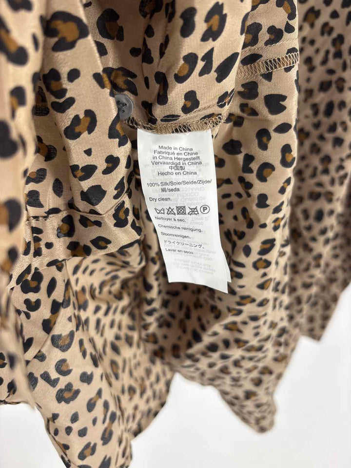 Size 8 J Crew Brown Shirt