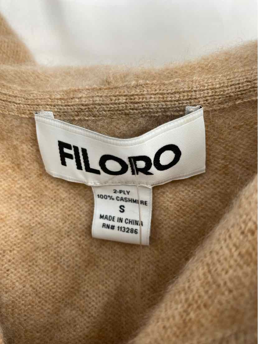 Size S Tan Cashmere Sweater