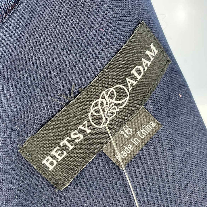 Size 16 BETSY ADAMS Navy Dress