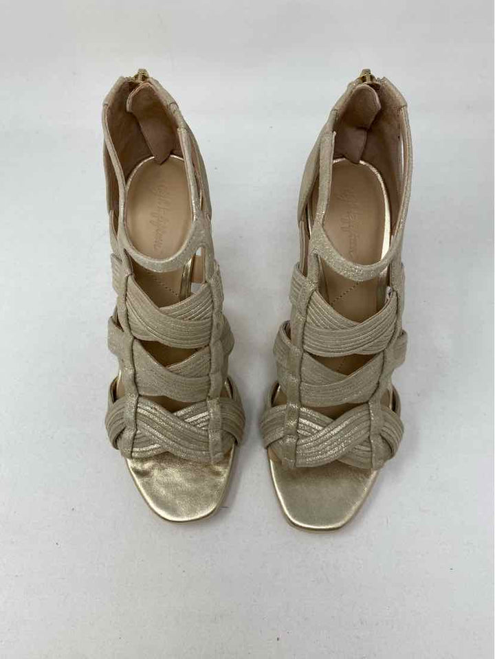 Shoe Size 6 Gold Leather Sandals