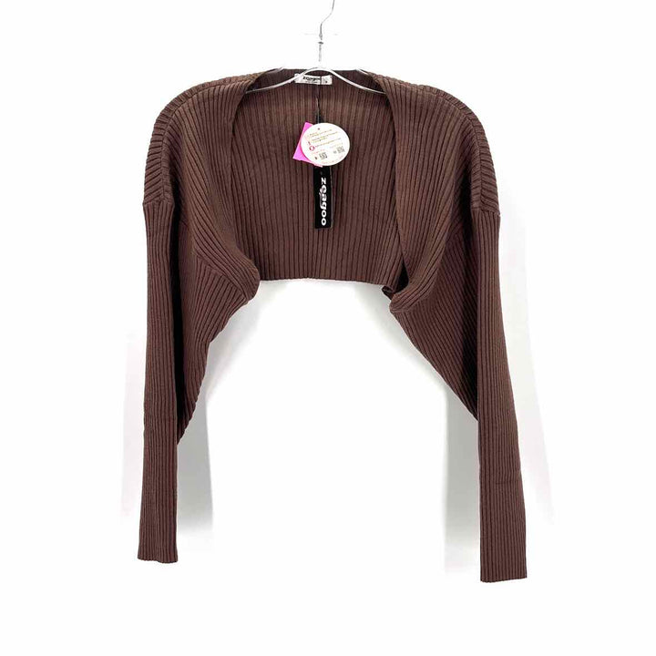 Size S Brown Knit Cardigan