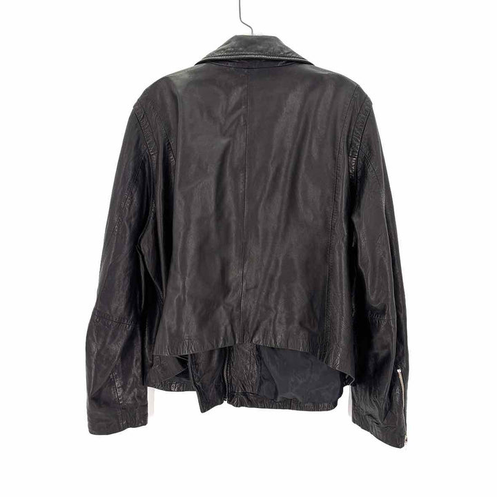 Size 2X MADEWELL Black Leather Jacket