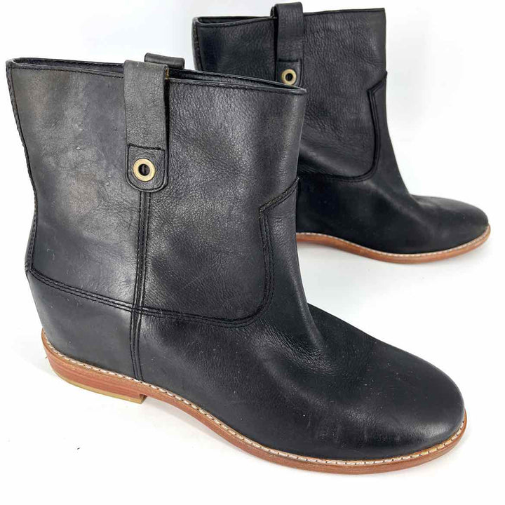 Shoe Size 10 Cole Haan Black Leather Boots
